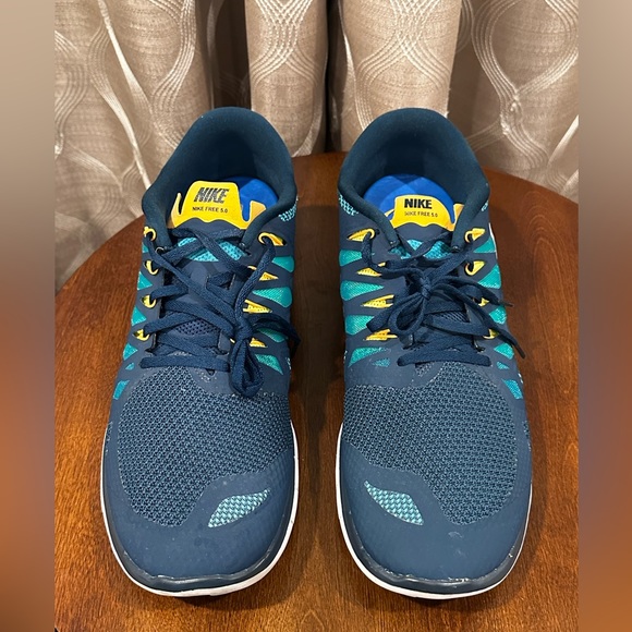 Nike Free 5.0 Men’s Blue Green Running Shoes | Size 13 - Picture 12 of 15